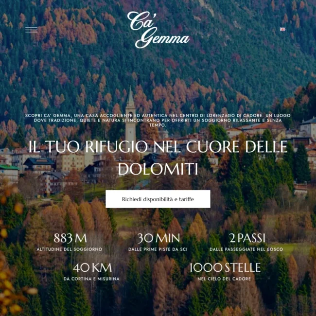 Ca' Gemma appartamento a Lorenzago di Cadore